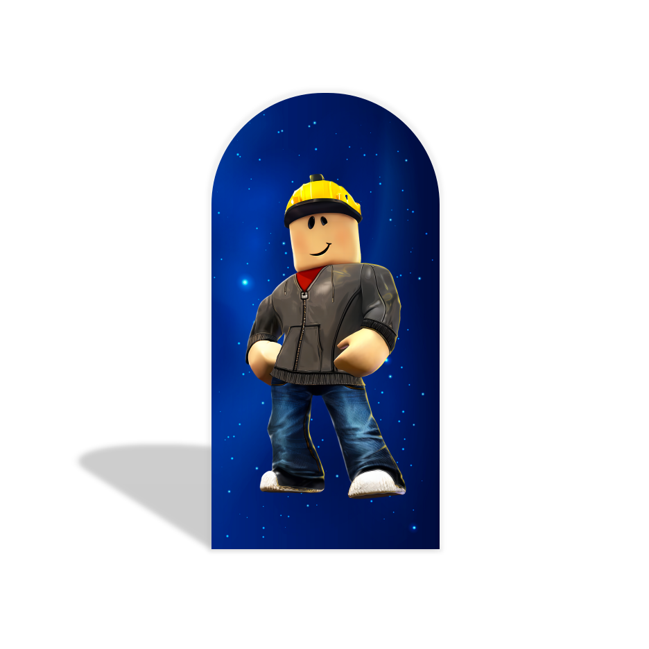 Roblox arch Birthday Party Arch Backdrop Wall Cloth Cover