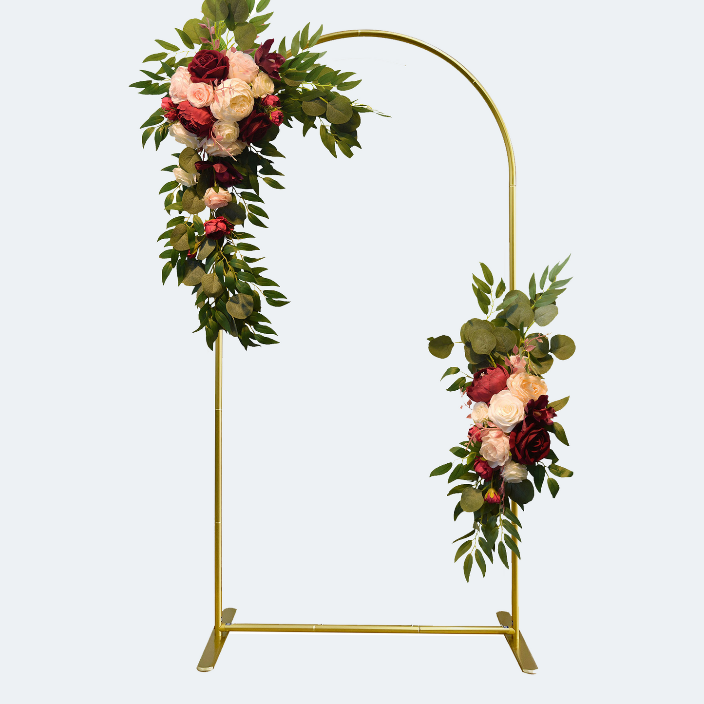 Gold Aluminum Alloy Tube Arch Backdrop Stand For Birthday Baby Shower Wedding Party Decoration