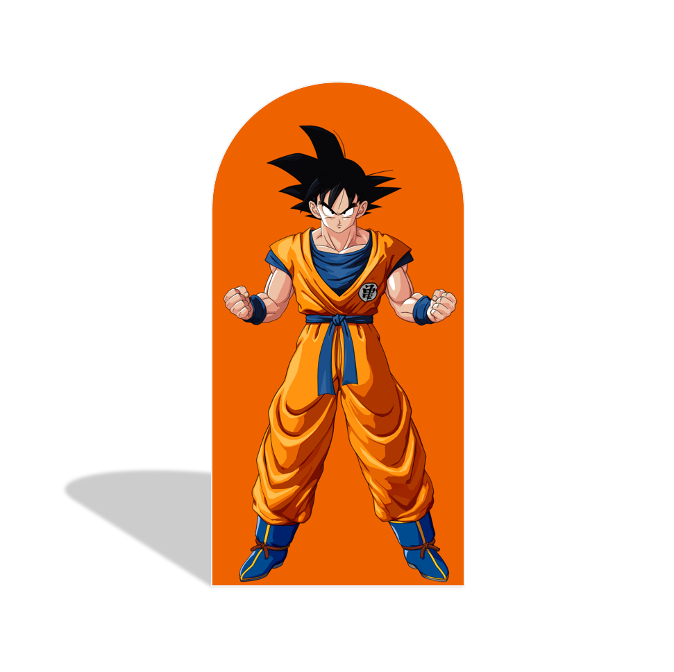 Dragon Ball Theme Birthday Party Arch Backdrop Wall Cloth Cover