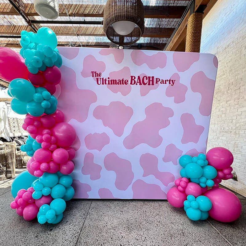 Custom 10x8ft 8x8ft Pillow Case Photo Booth Straight Backdrop Wall Cover With Stand For Birthday Wedding Baby Shower Party Event