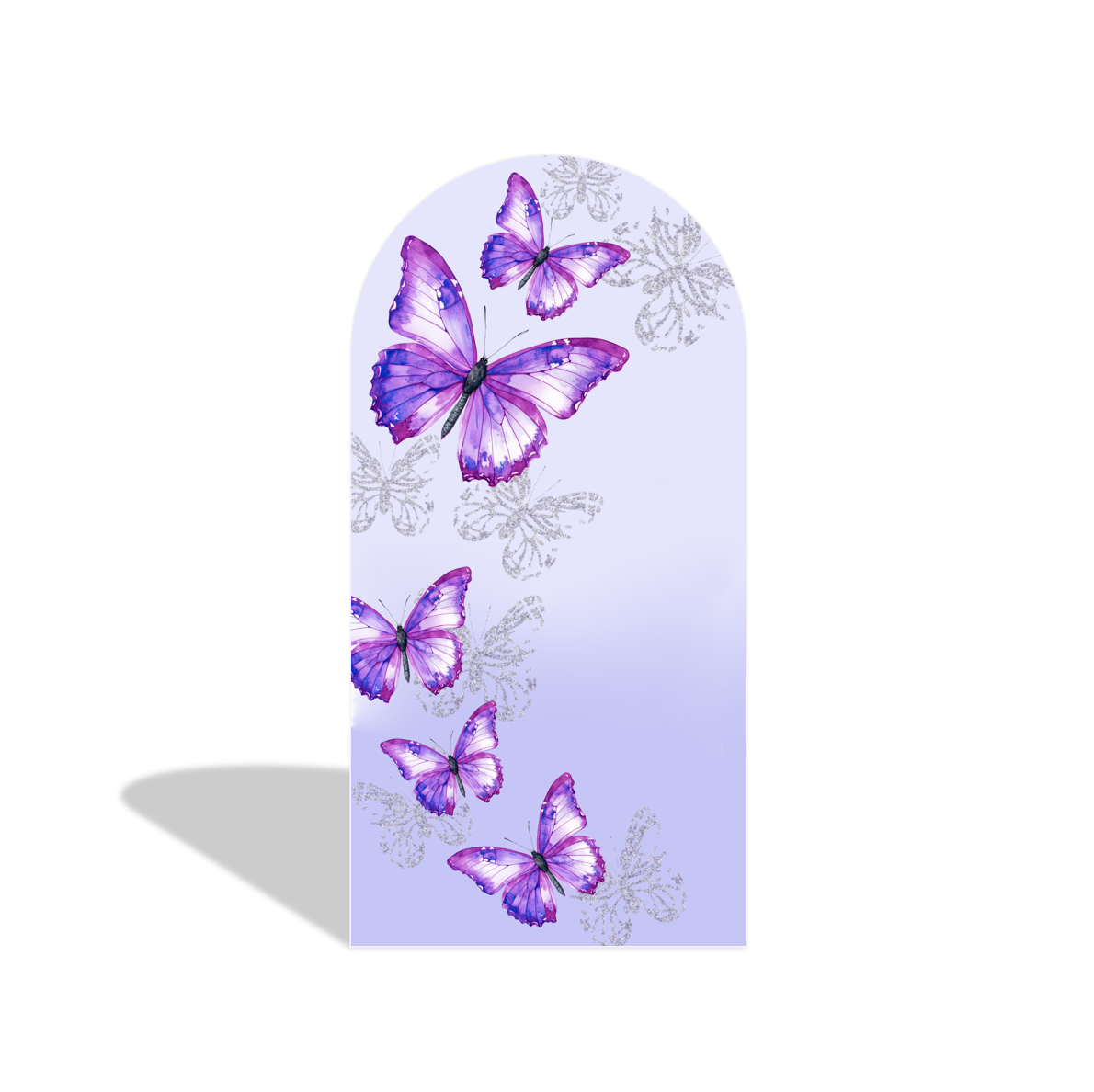 Sweet 15th 16th 18th Butterfly Princess Girl Birthday Party Background Arch Backdrop Wall Cloth Cover
