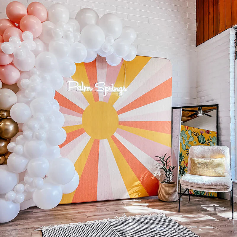 Custom 10x8ft 8x8ft Pillow Case Photo Booth Straight Backdrop Wall Cover With Stand For Birthday Wedding Baby Shower Party Event