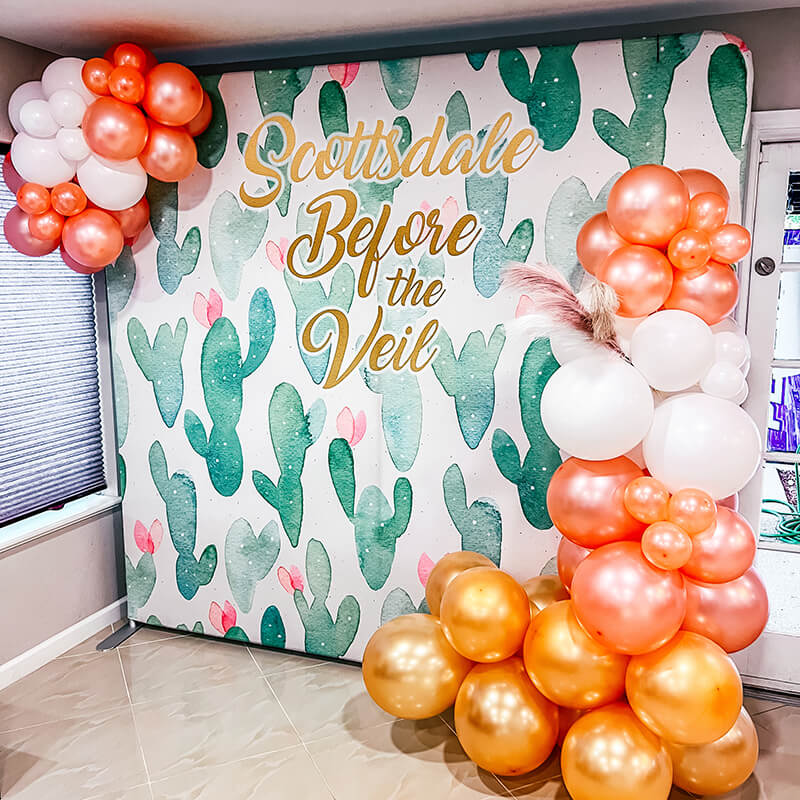 Custom 10x8ft 8x8ft Pillow Case Photo Booth Straight Backdrop Wall Cover With Stand For Birthday Wedding Baby Shower Party Event