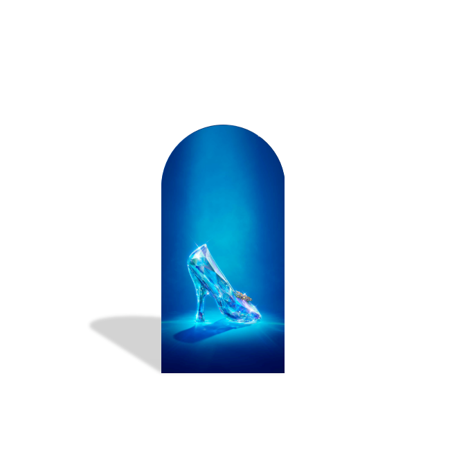 Disney Cinderella Princess Birthday Party Arch Backdrop Wall Cloth Cover