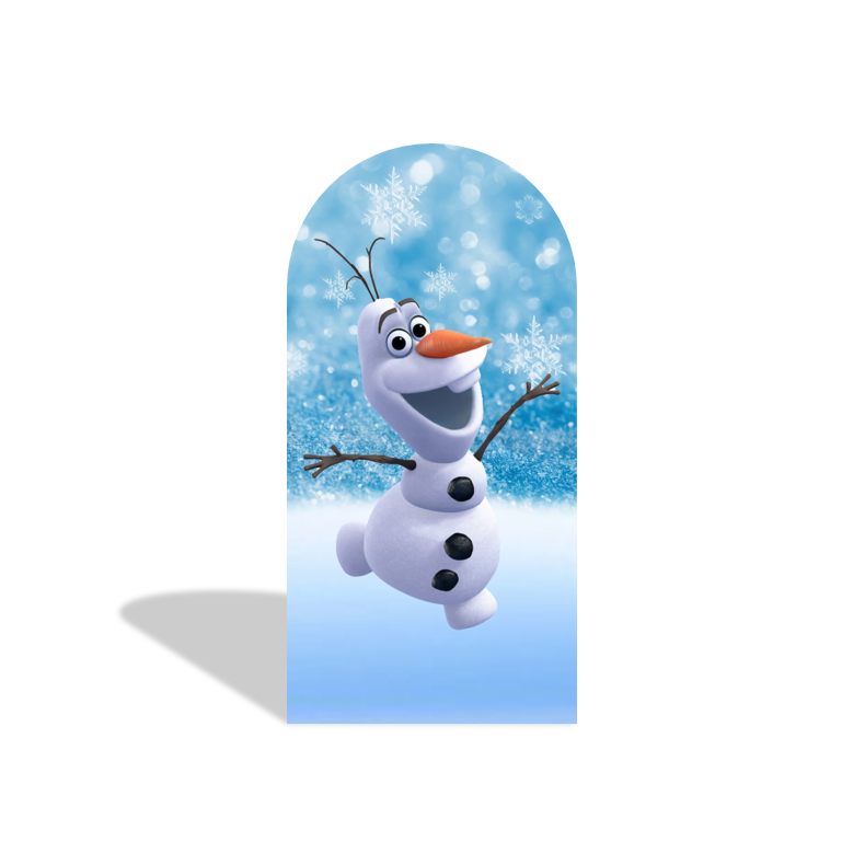 Frozen Anna Elsa Princess Birthday Party Arch Backdrop Wall Cloth Cover