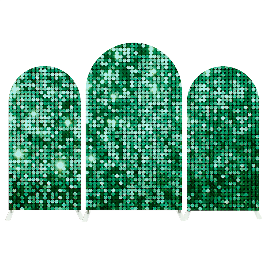 Shimmer Sequin Birthday Baby Shower Party Arch Backdrop Wall Cloth Cover