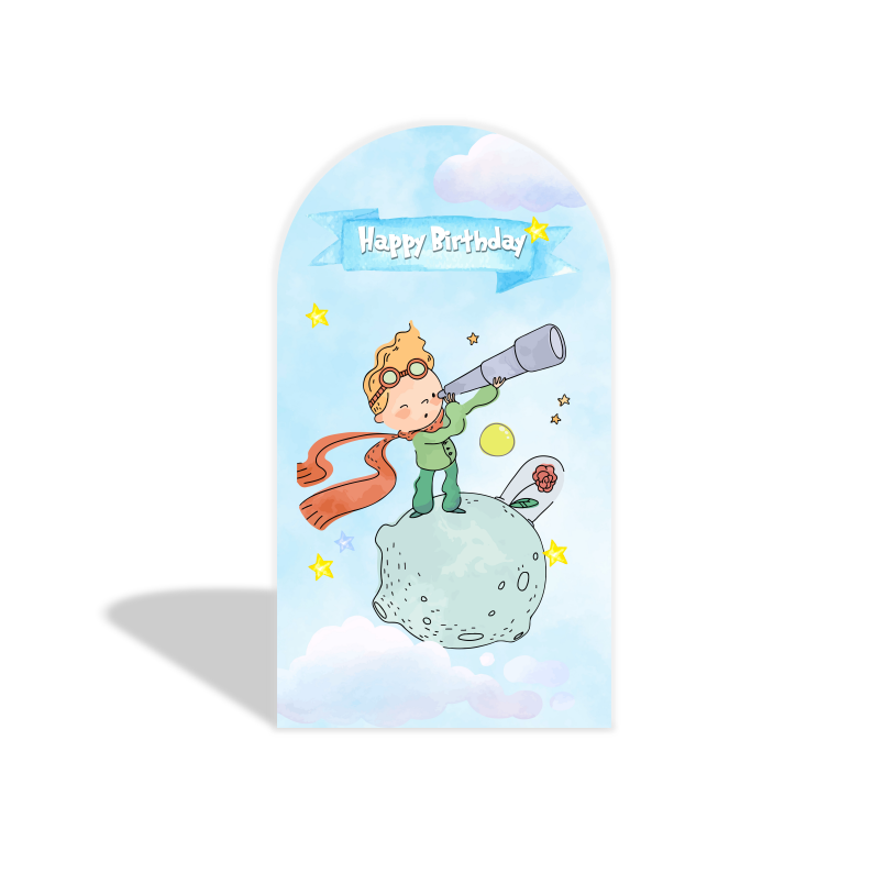 The Little Prince Theme Birthday Party Arch Backdrop Wall Cloth Cover