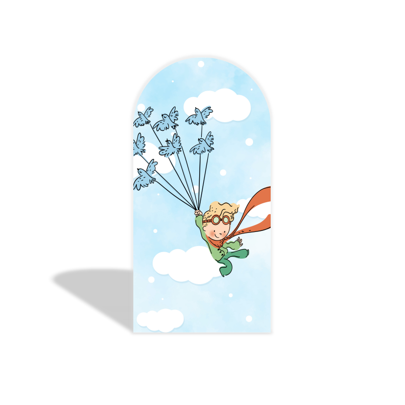 The Little Prince Theme Birthday Party Arch Backdrop Wall Cloth Cover