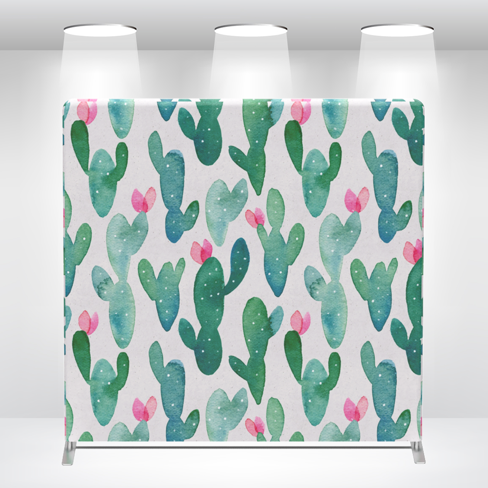 Custom 10x8ft 8x8ft Pillow Case Photo Booth Straight Backdrop Wall Cover With Stand For Birthday Wedding Baby Shower Party Event