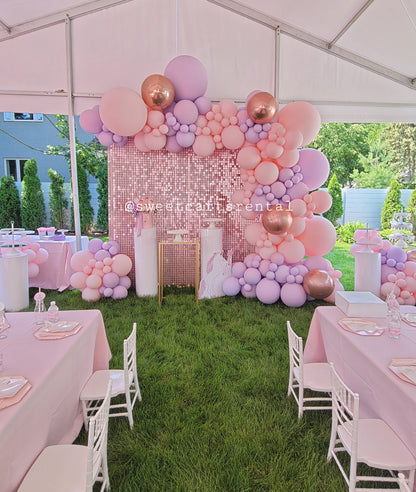 Shimmer Sequin Wall Birthday Party Photo Booth Backdrop- Various colors available Pink Gold Green Sliver White