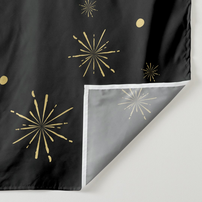 50th Black Adult Birthday Party Decoration Fabric Backdrop