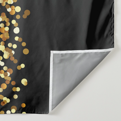 Gold Glitter 50th Adult Birthday Party Decoration Fabric Backdrop