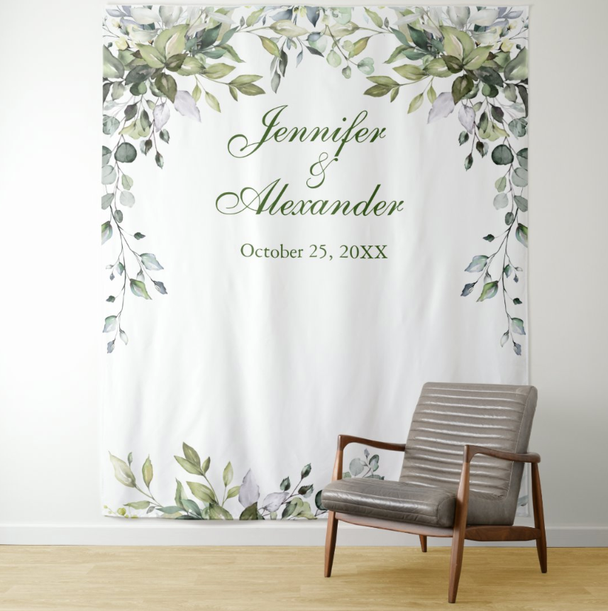 Wedding Decoration Fabric Backdrop