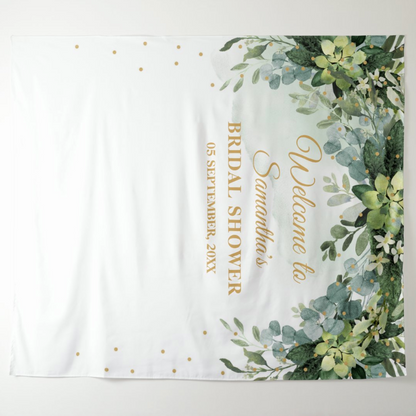 Bridal Shower Decoration Fabric Background Backdrop