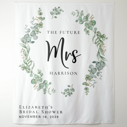 Wedding Bridal Shower Decoration Fabric Background Backdrop