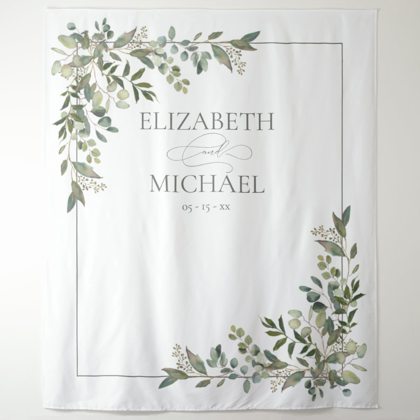 Bridal Wedding Decoration Fabric Background Backdrop