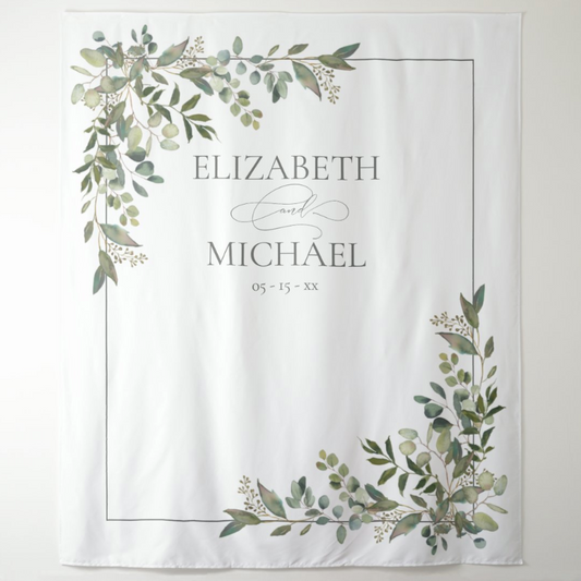 Bridal Wedding Decoration Fabric Background Backdrop