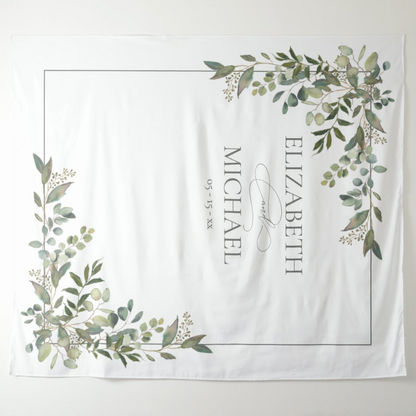 Bridal Wedding Decoration Fabric Background Backdrop