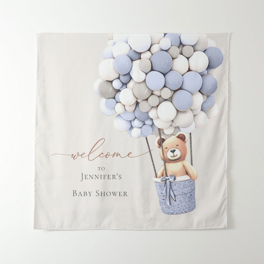 Baby Shower Party Decoration Fabric Background Backdrop
