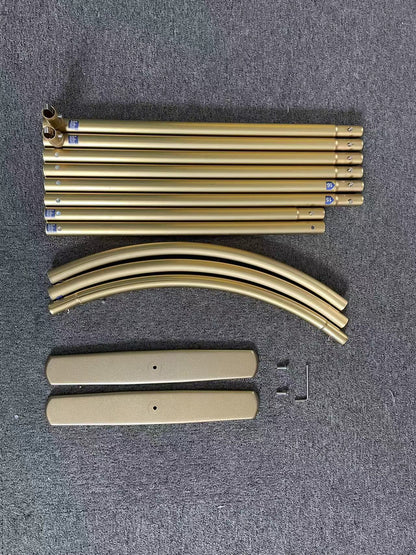 Gold Aluminum Alloy Tube Arch Backdrop Stand For Birthday Baby Shower Wedding Party Decoration