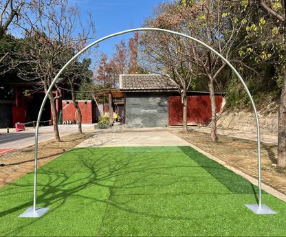 10x8ft Aluminum Alloy Tube Arch Balloon Flower Stand For Wedding Birthday Baby Shower