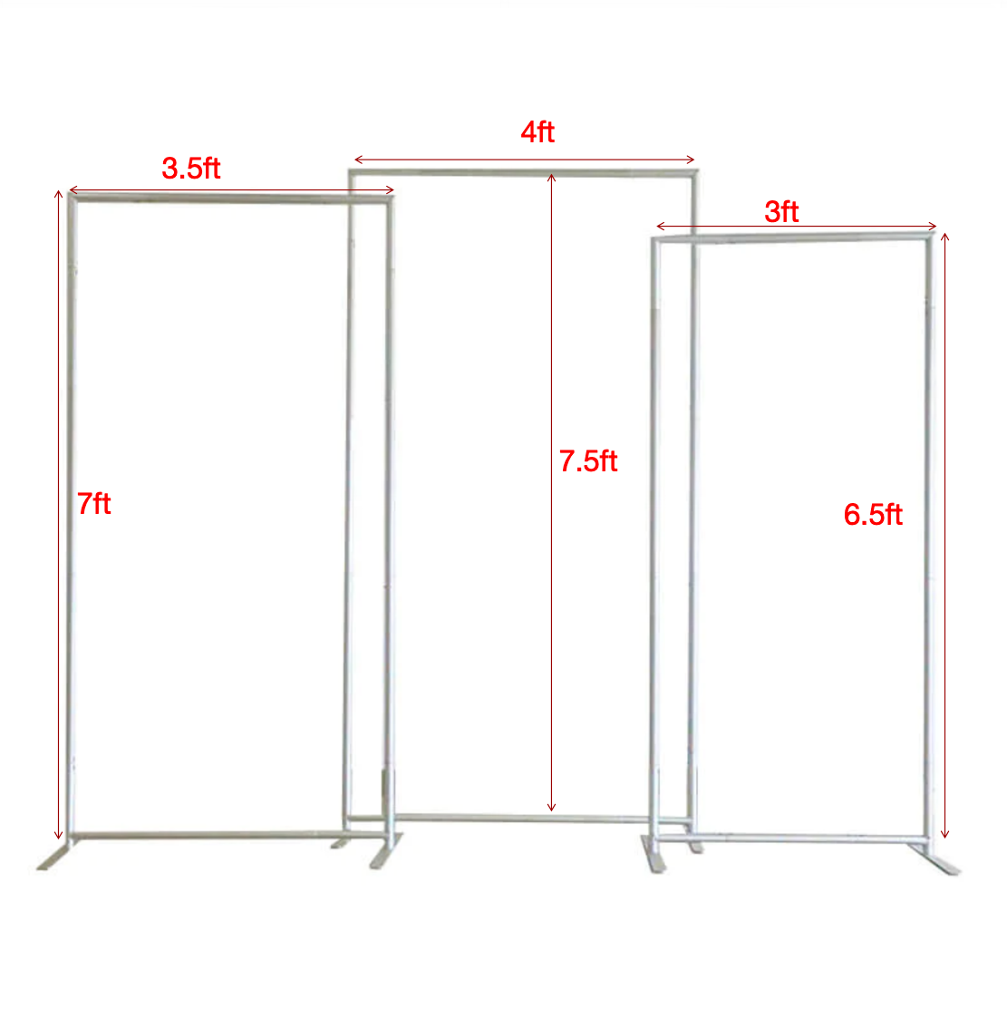 Birthday Baby Shower Bridal Decade Party Decoration Rectangle Arch Backdrop Stand