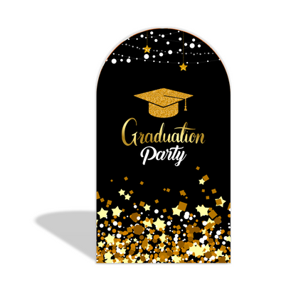 Graduation Grads Party Arch Backdrop  Wall Cloth Cover