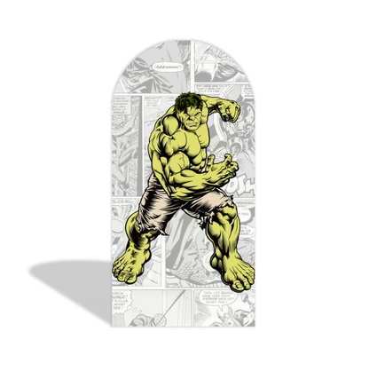 Supper Hero Avengers  Spiderman Theme Happy Birthday Party Arch Backdrop Wall Cloth Cover
