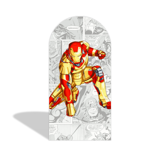 Supper Hero Avengers  Spiderman Theme Happy Birthday Party Arch Backdrop Wall Cloth Cover