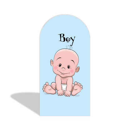 Gender Reveal Party Arch Backdrop Wall Cloth Cover