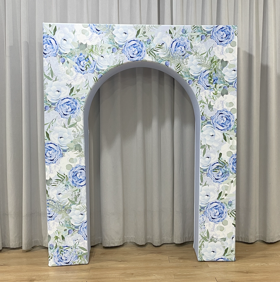 Aluminum Alloy Tube 3D Open Door Welcome Arch Backdrop Wall Stand For Birthday Wedding Party Decoration