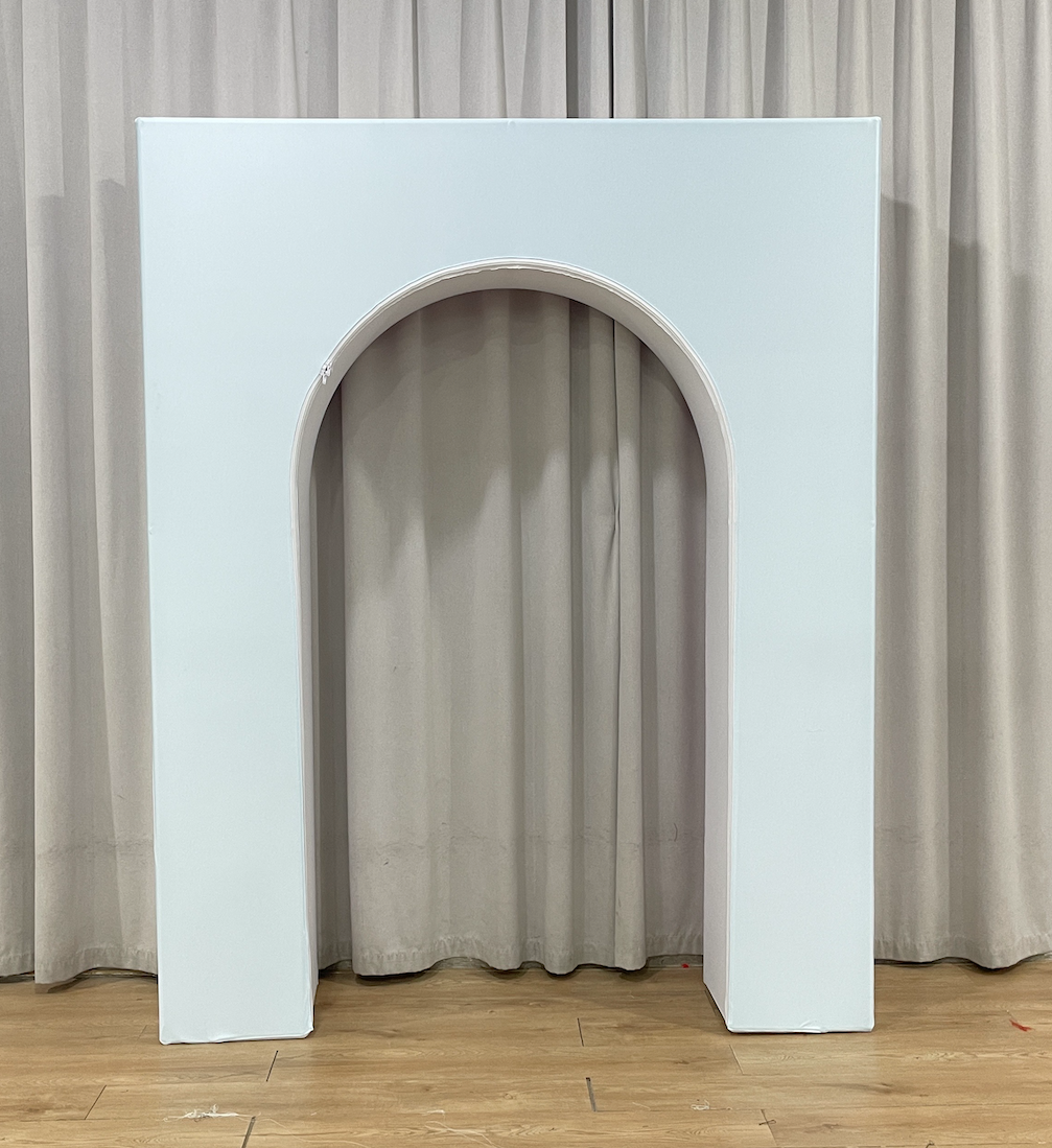 Aluminum Alloy Tube 3D Open Door Welcome Arch Backdrop Wall Stand For Birthday Wedding Party Decoration