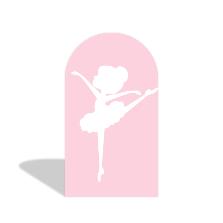 Ballet Girl Birthday Party Arch Backdrop Wall Cloth Cover