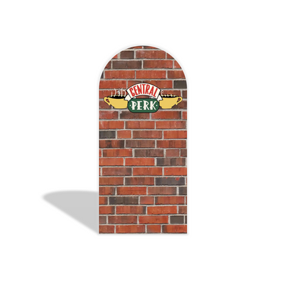 we'll be there for you Birthday Party Arch Backdrop Wall Cloth Cover