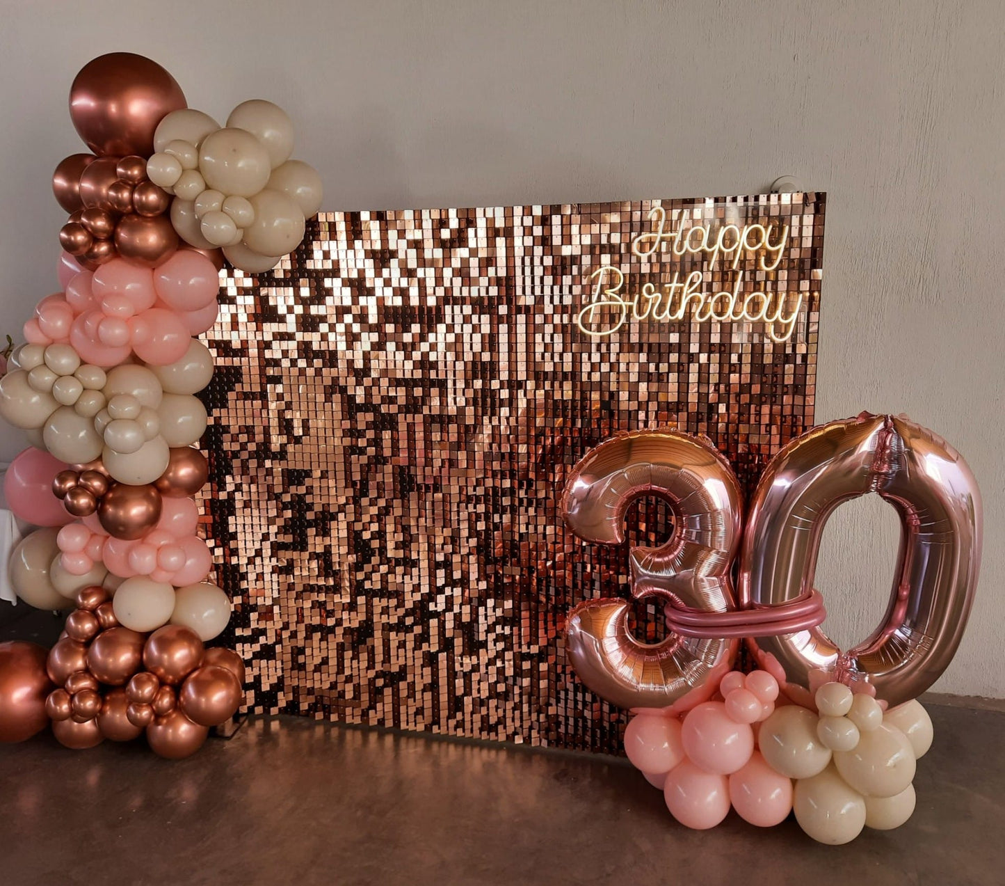 Shimmer Sequin Wall Birthday Party Photo Booth Backdrop- Various colors available Pink Gold Green Sliver White