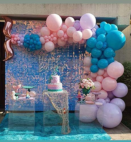 Shimmer Sequin Wall Birthday Party Photo Booth Backdrop- Various colors available Pink Gold Green Sliver White