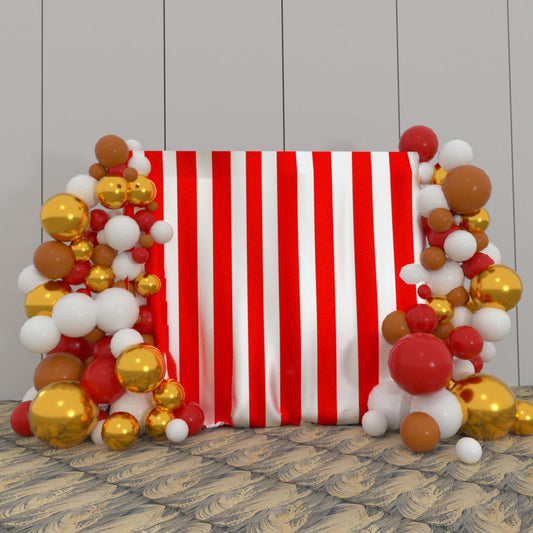 Circus Theme Happy Birthday Party Decoration Fabric Backdrop
