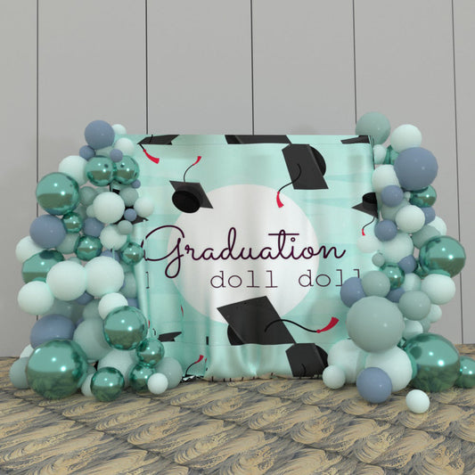 Graduation Party Decoration Fabric Backdrop