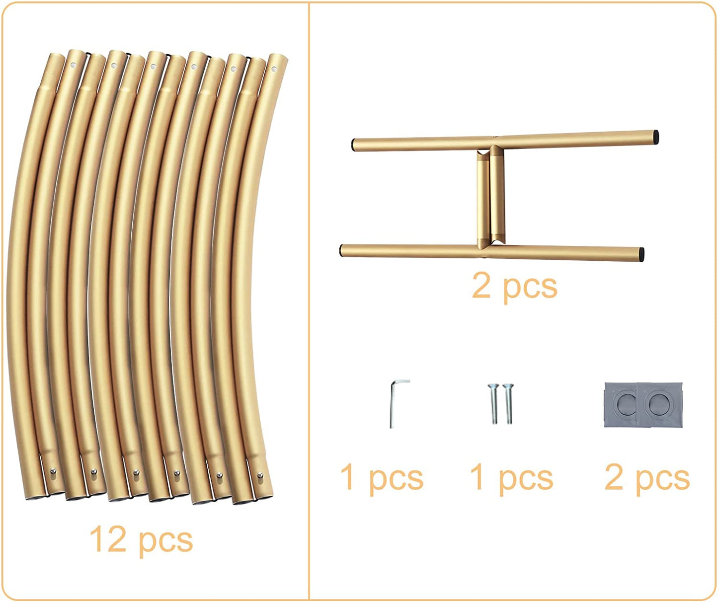 6.7Ft 7.2Ft Round Aluminum Wedding Birthday Arch Photo Booth Backdrop Stand