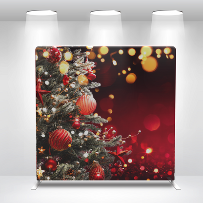 Merry Christmas Decoration Pillow Case Photo Booth Backdrop Wall Cover With Stand