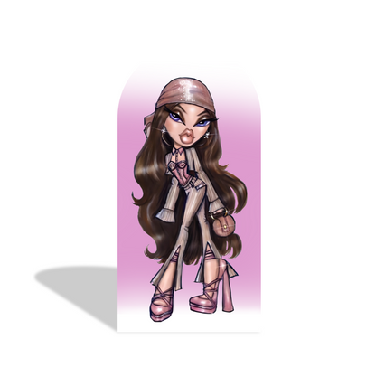 Bratz Happy Birthday Party Arch Backdrop Wall Cloth Cover