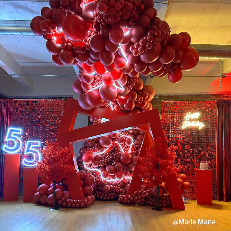 Aluminum Alloy Tube 3D Arch Backdrop Stand For Birthday Wedding Party Decoration