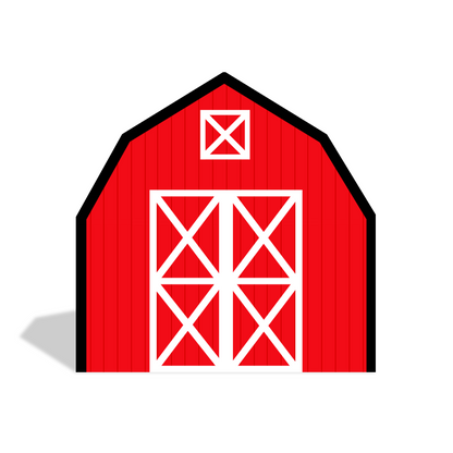 7x7ft Farm House Barn Arch Backdrop Wall Cover Stand For Birthday Baby Shower Party Decoration