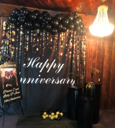 Custom Step And Repeat Fabric Backdrop For Birthday Wedding Party Decoration