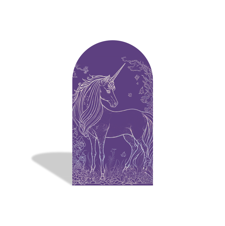 Unicorn arch  Birthday Party Arch Backdrop Wall Cloth Cover