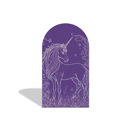 Unicorn arch  Birthday Party Arch Backdrop Wall Cloth Cover