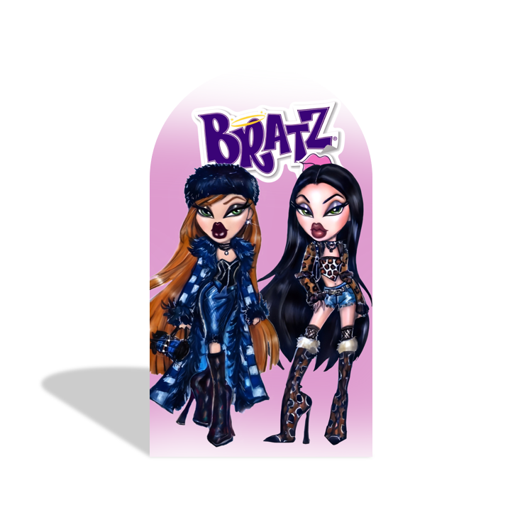 Bratz Happy Birthday Party Arch Backdrop Wall Cloth Cover