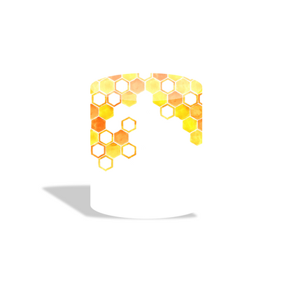 Winnie the poor birthday party decoration arch backdrop cover plinth cylinder pedestal cover