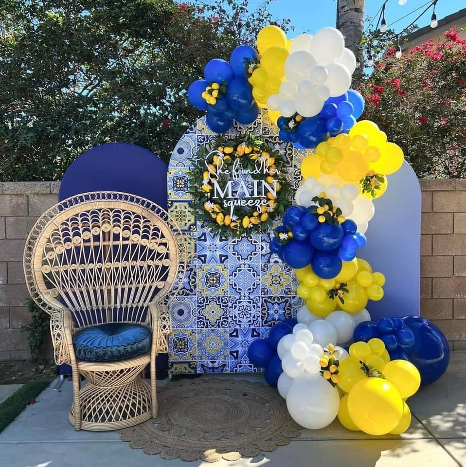 Customization Birthday Wedding Baby Shower Bridal Decade Party Arch Backdrop Wall Cloth Cover