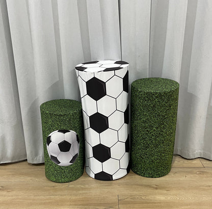 Aluminum Alloy Tube Plinth Cylinder Pedestal Stand Dessert Table For Birthday Wedding Party Decoration
